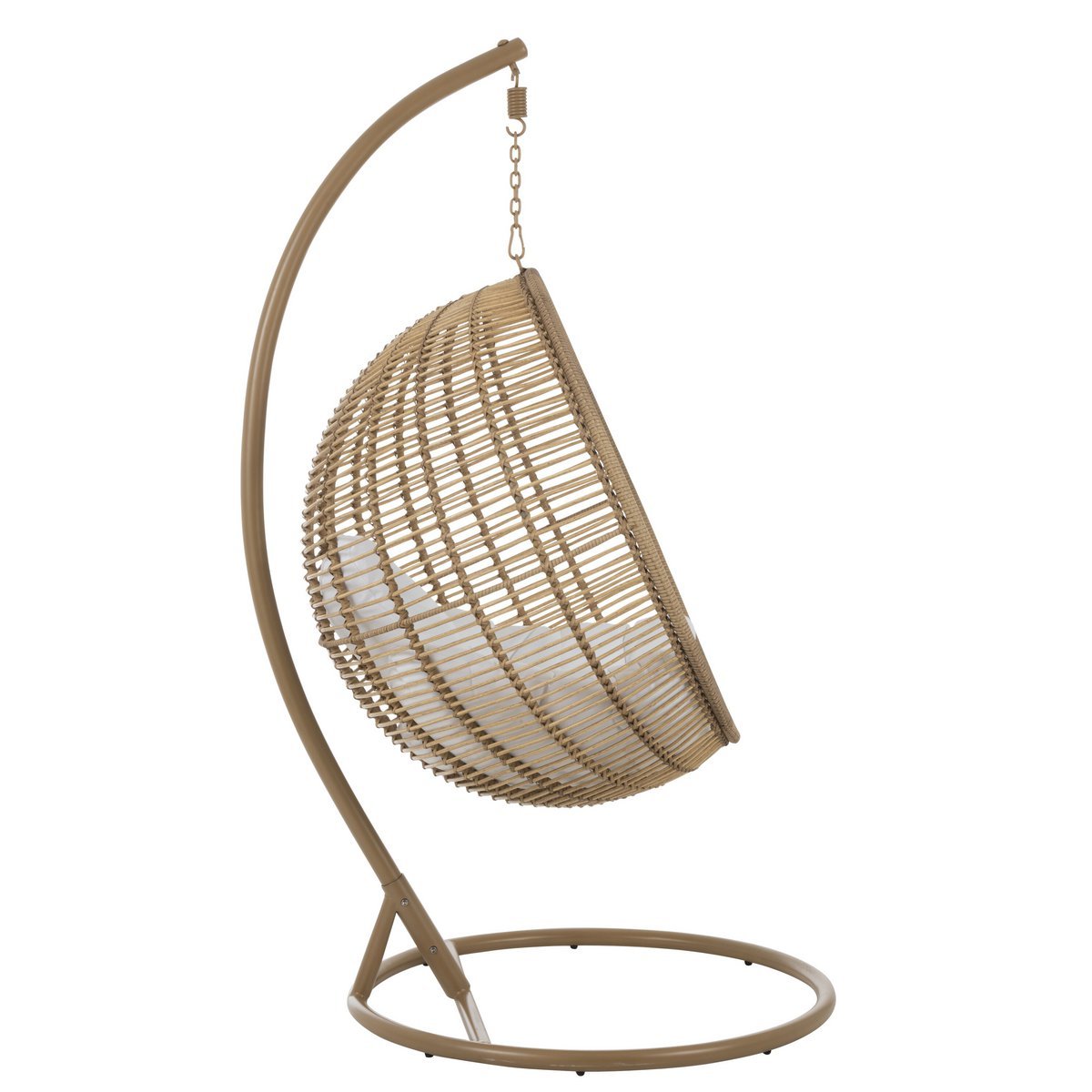 J-Line hangstoel Rond - staal - naturel