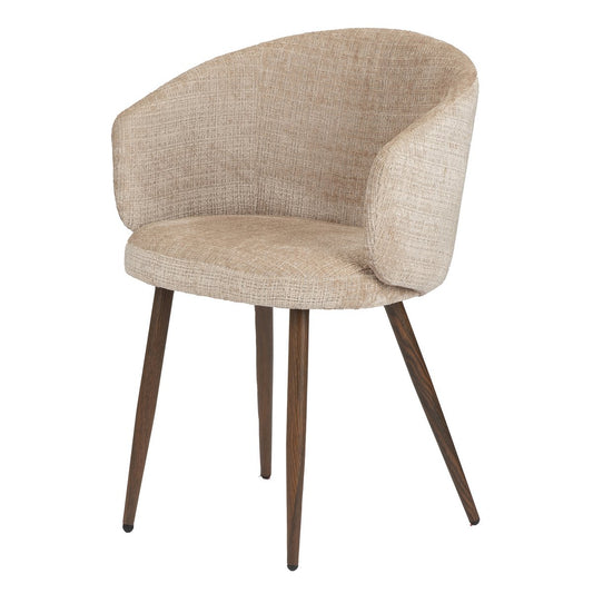 Luna stoelcrème (set van 2)