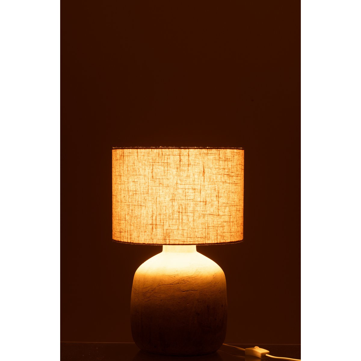 J-line lamp mia terracotta klein
