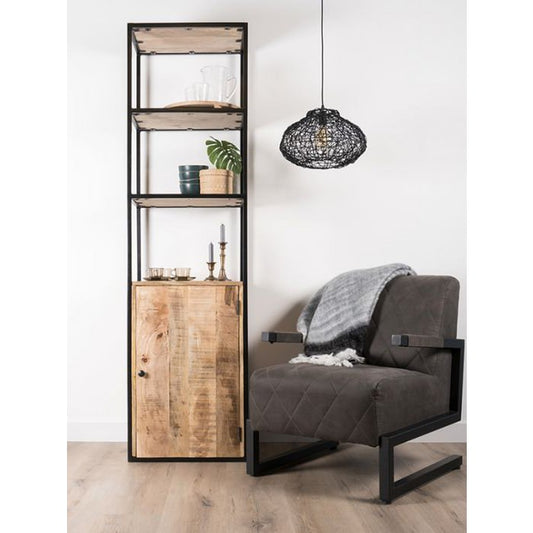 Vakkenkast Cil 200 x 55 cm - Met deurtje