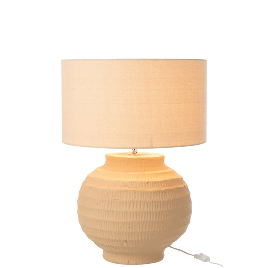 J-Line Tafellamp Terracotta Beige