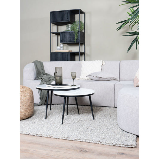 Kast Loek 210 x 80 cm – Zwart Mangohout