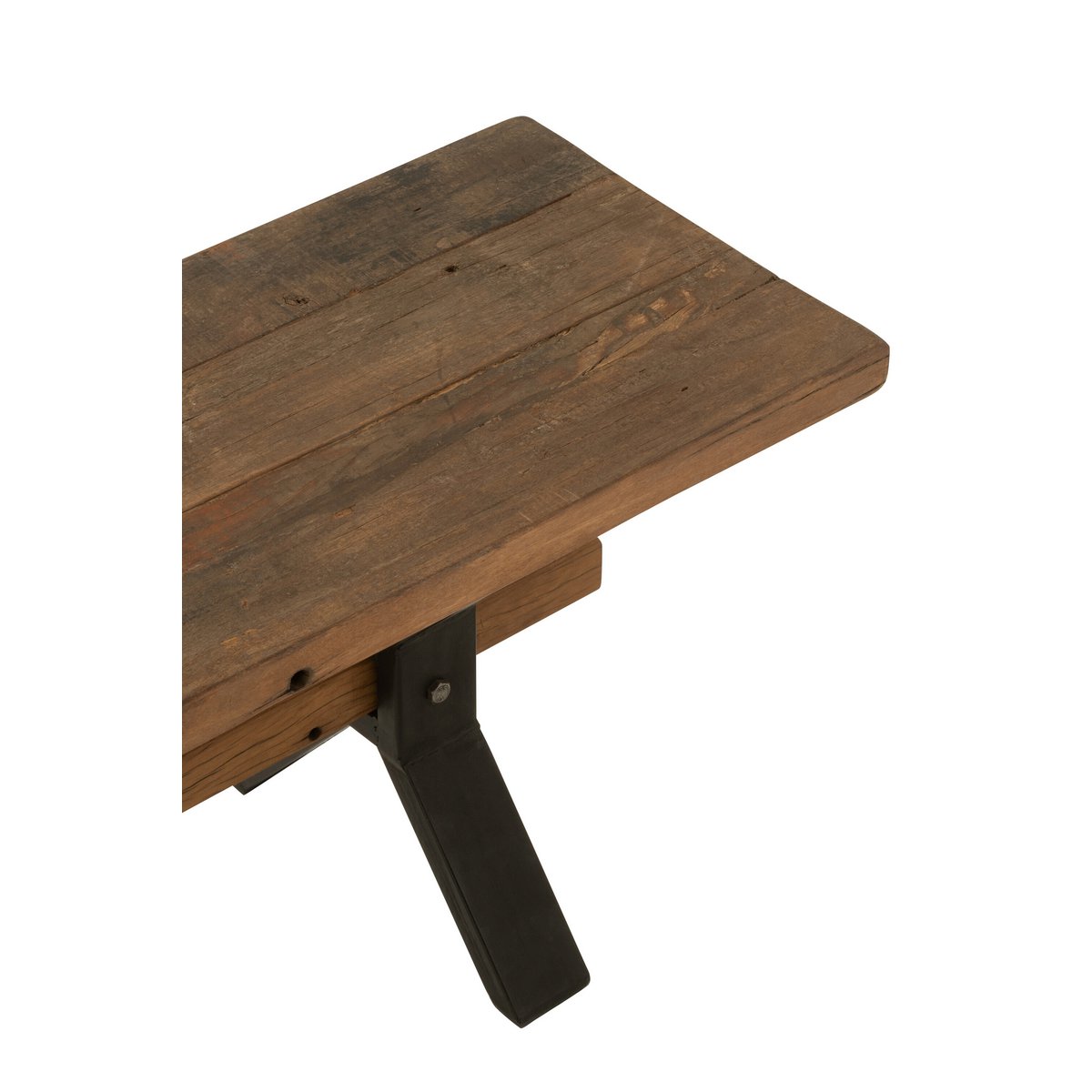 J-Line Verouderd bank - hout - bruin
