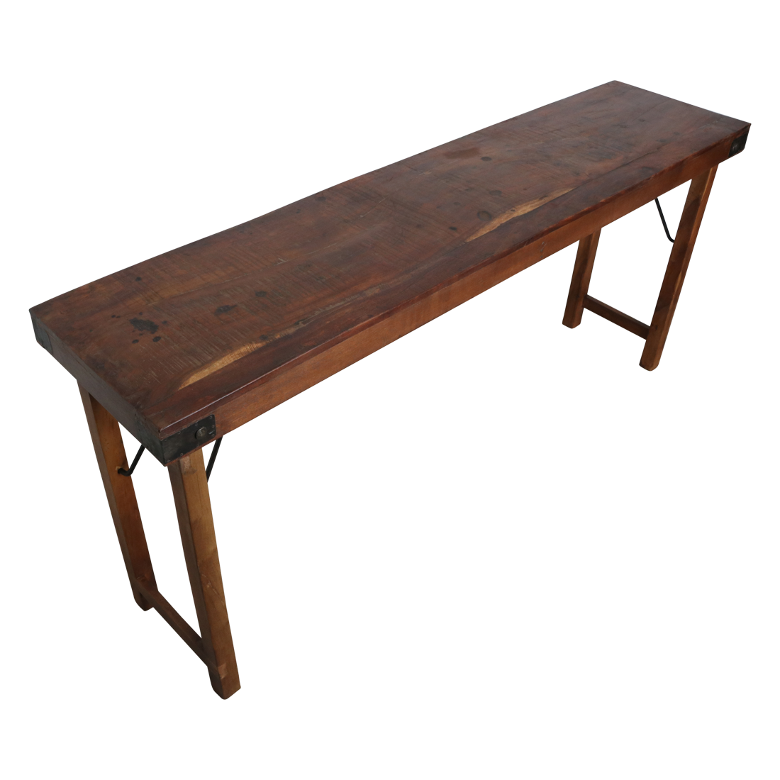 Console tafel opklapbaar bruin
