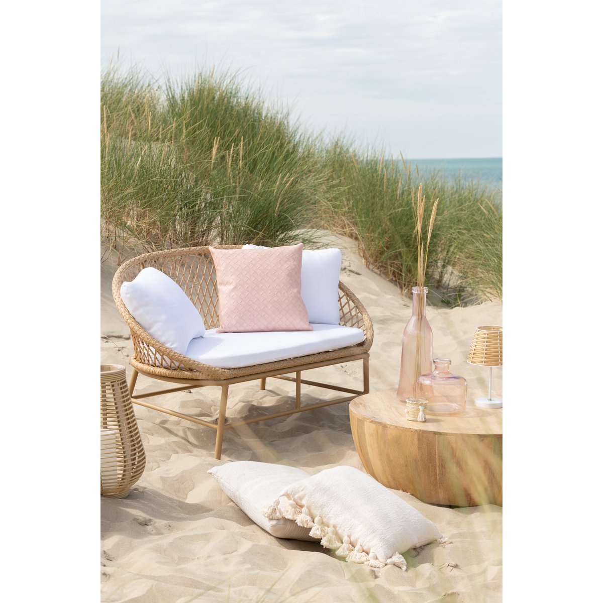 J-Line Salontafel Camille Mangohout Naturel