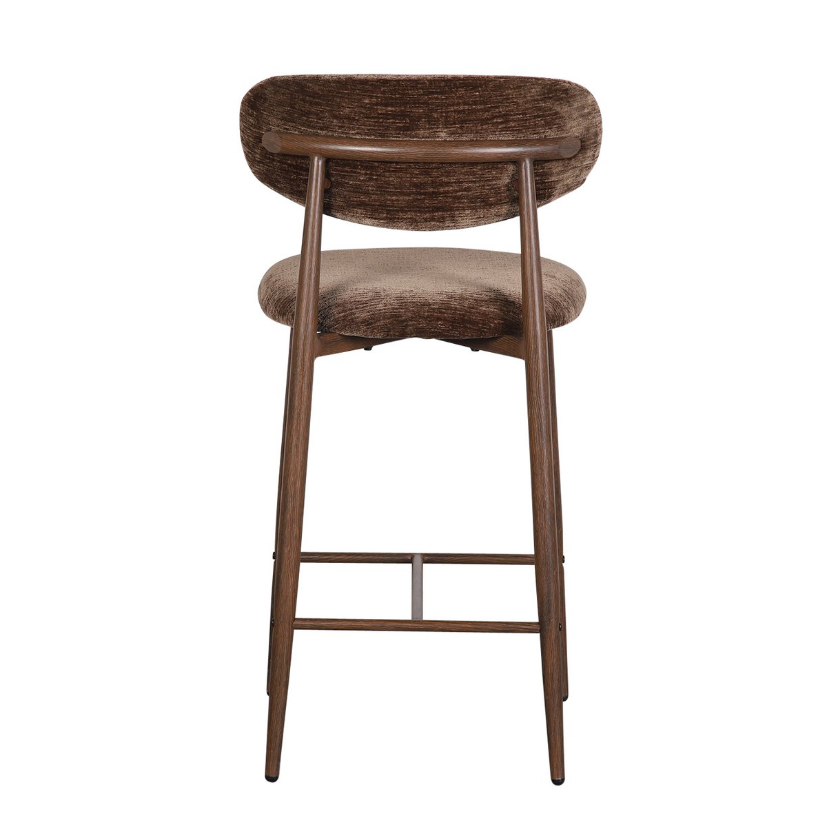 Japandi keukenbar stoel umber (set van 2)