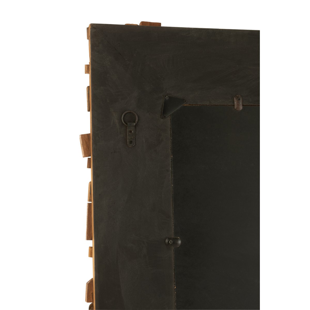 J-Line spiegel Syma - hout/glas - naturel - large - 100 x 180 cm