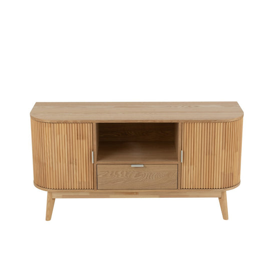 J-Line Kast Rond Mdf/Dennenhout Naturel Small