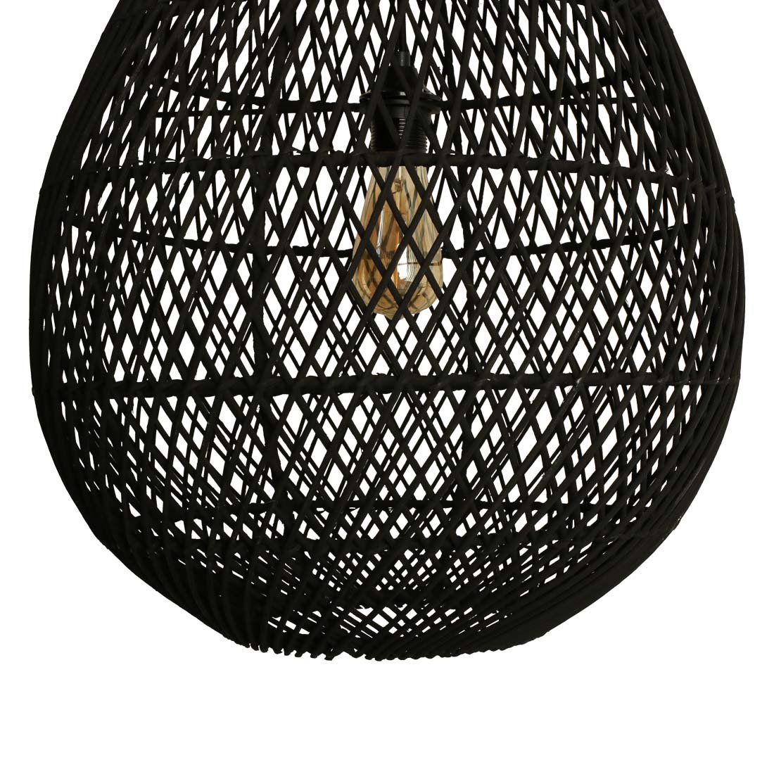 Maze hanglamp druppel zwart