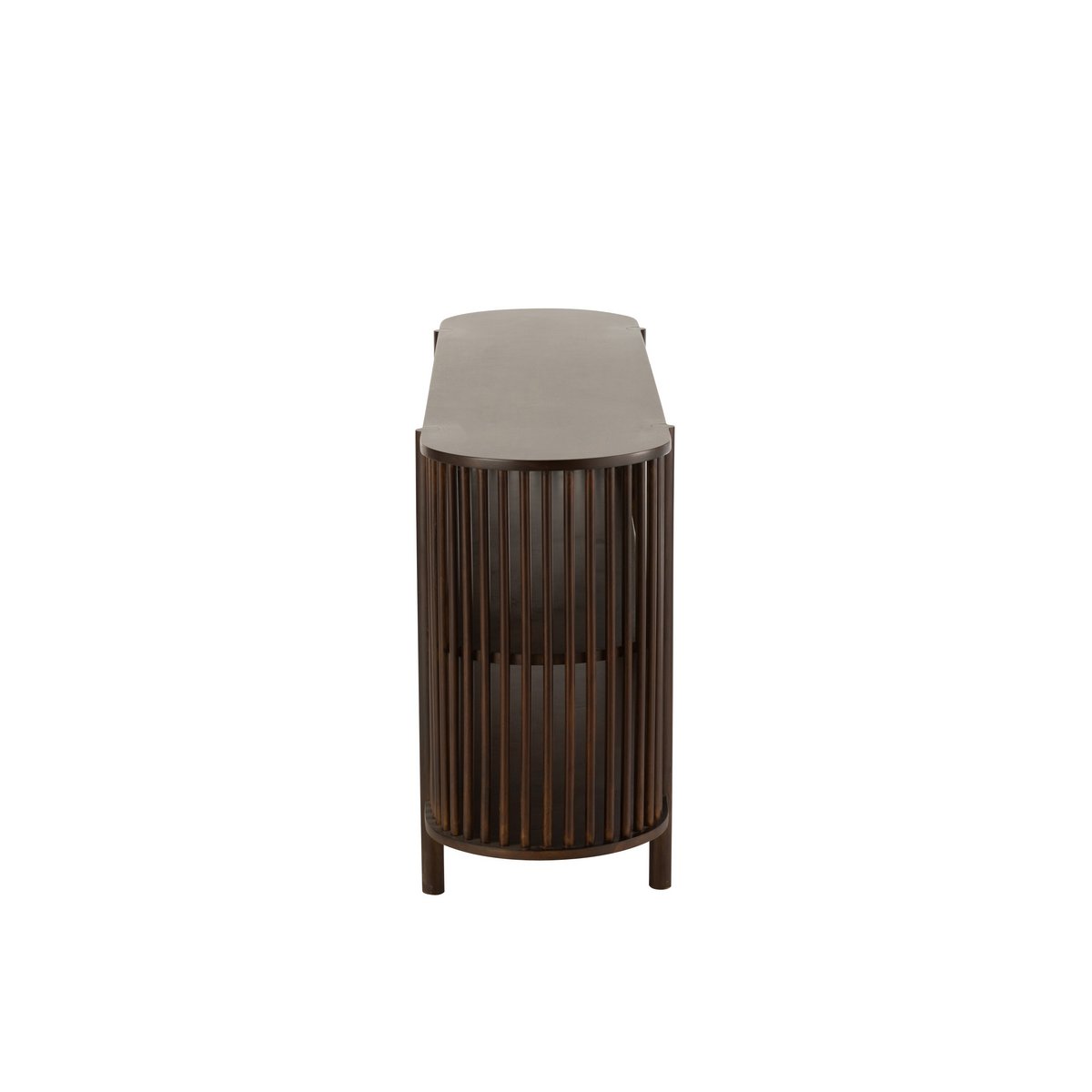 J-Line Console 2 Planken Conie Mango Hout Donker Bruin