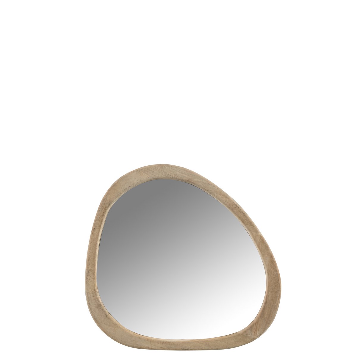 J-Line spiegel Onregelmatig - hout - small - Ø 64 cm