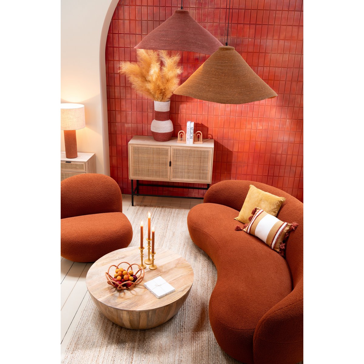 J-Line Salontafel Camille Mangohout Naturel