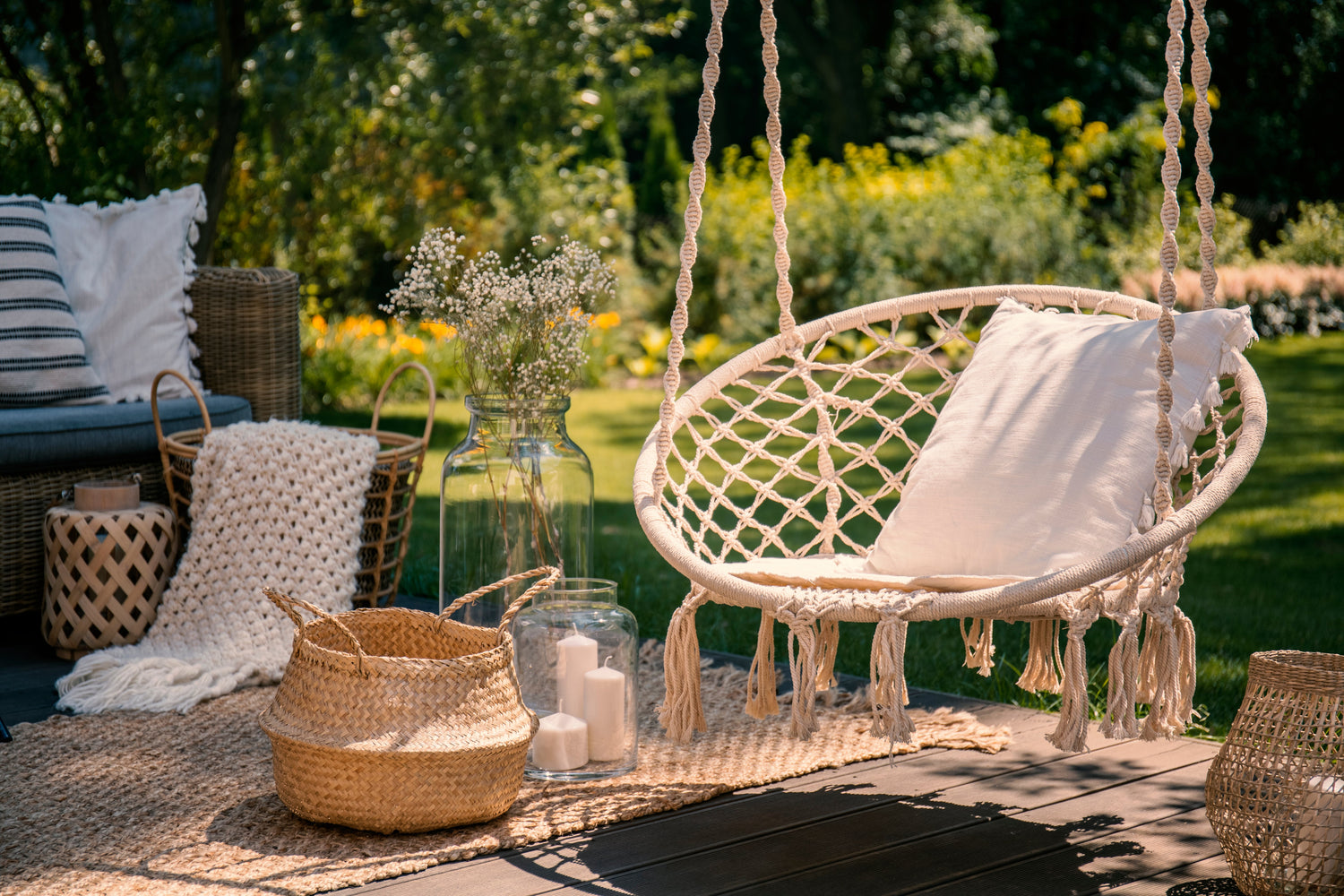 Bohemian stijl exterieur decoratie