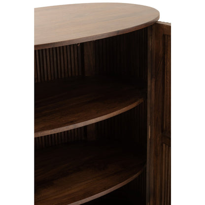 J-Line Kast Reyi Mango Hout Donker Bruin
