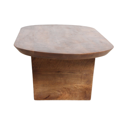 Bullnose salontafel bruin