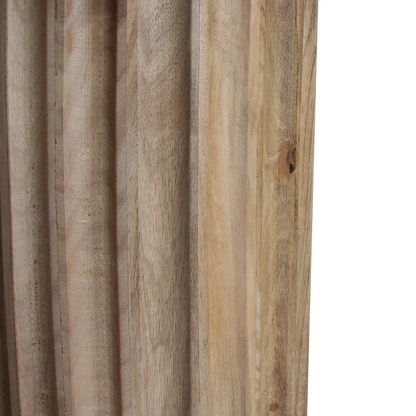 Bullnose bijzettafel naturel 50 cm
