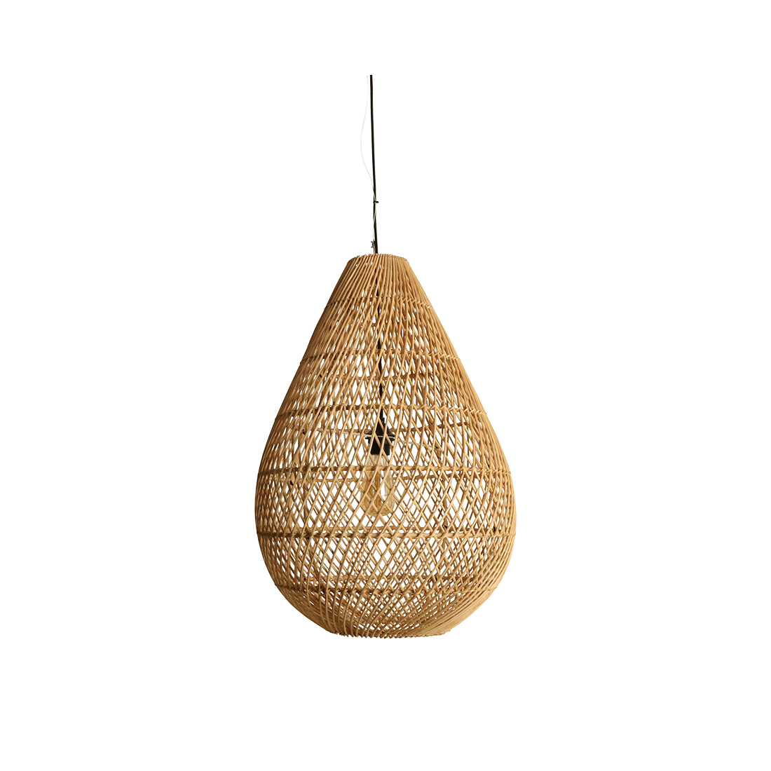 Maze hanglamp druppel naturel