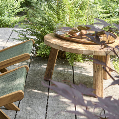 Farmwood salontafel rond - Ø 70 cm - FSC-gerecycled hout