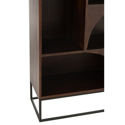 J-Line Rek Mode Mango Hout/Mdf Bruin