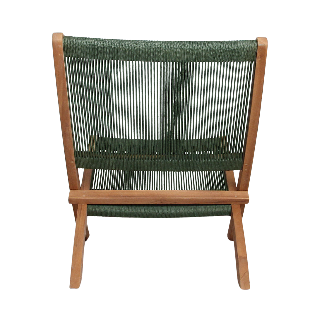 Rope opvouwbare loungestoel groen