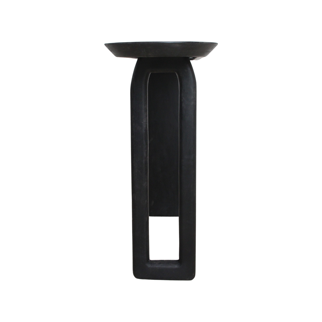 Bullnose consoletafel zwart