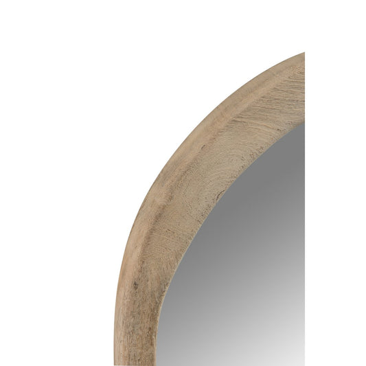 J-Line spiegel Onregelmatig - hout - small - Ø 64 cm