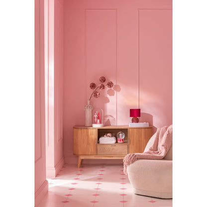 J-Line Kast Rond Mdf/Dennenhout Naturel Small