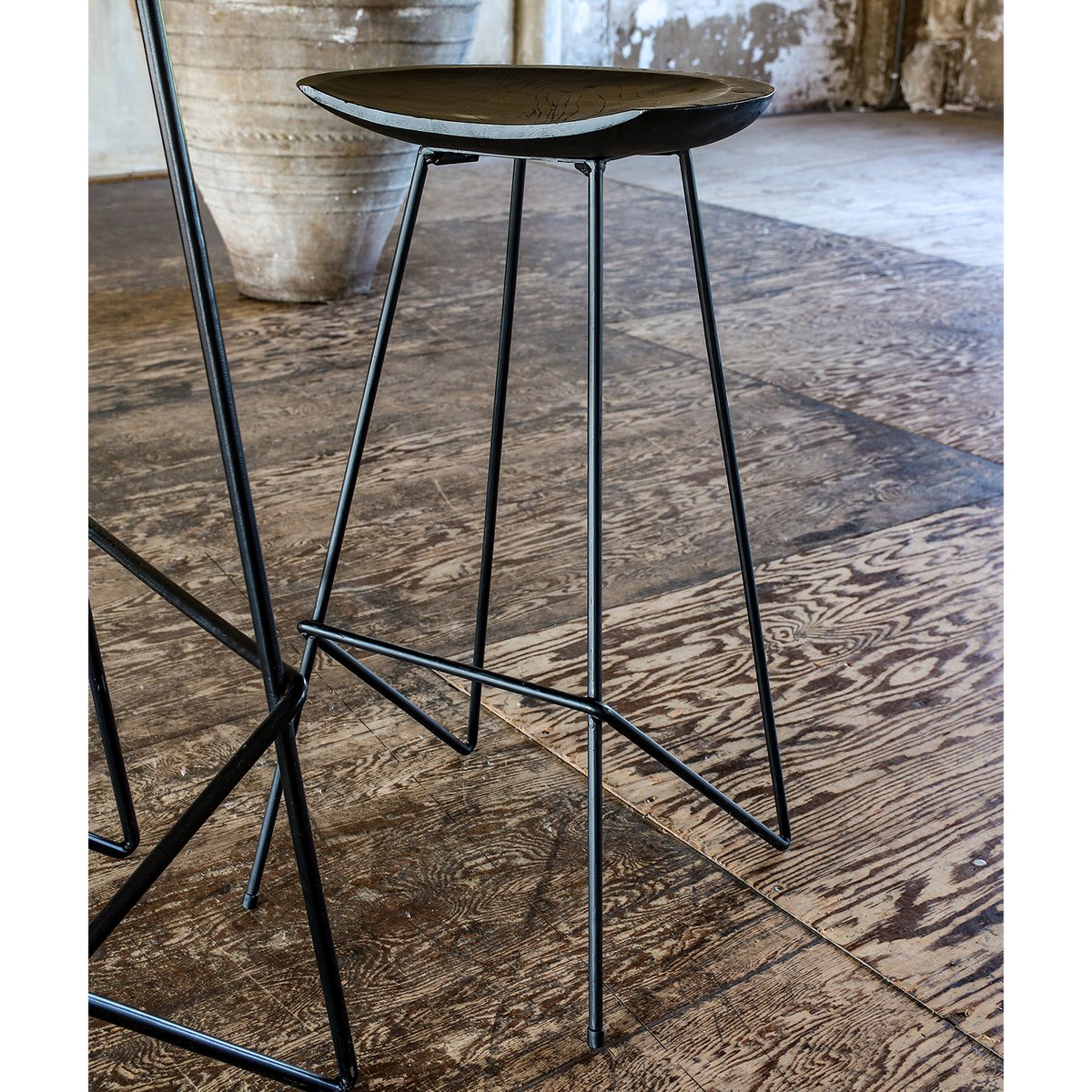 Loft barkruk zwart