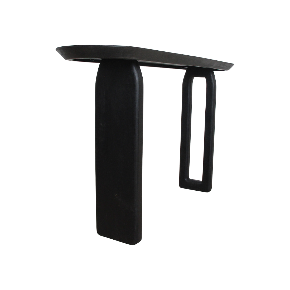 Bullnose consoletafel zwart