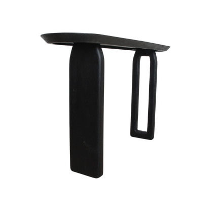 Bullnose consoletafel zwart