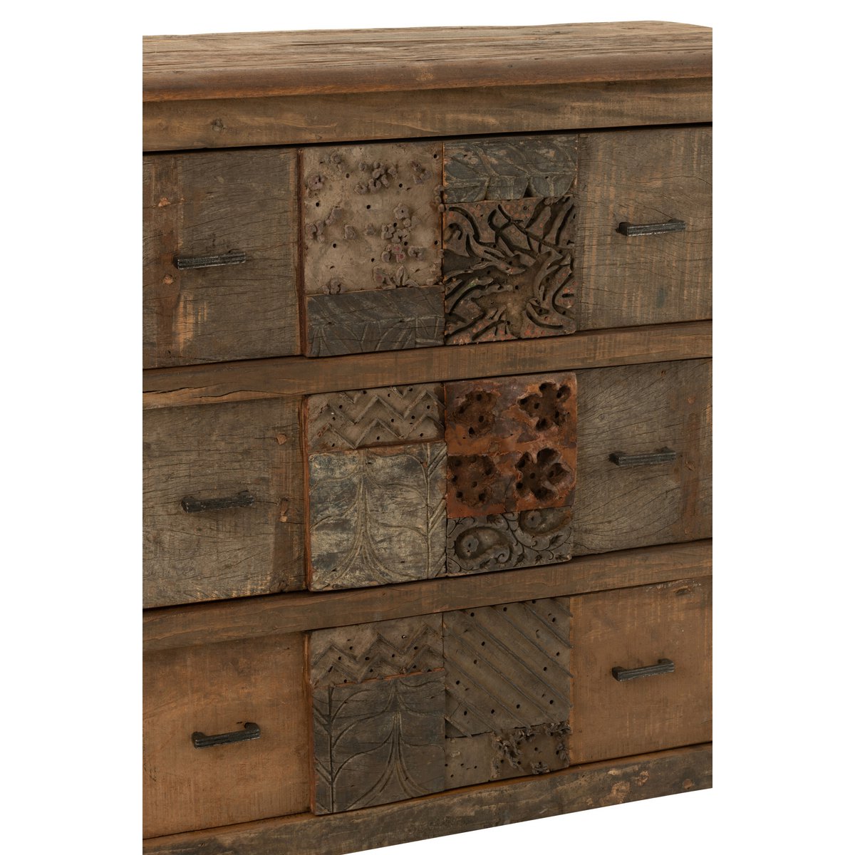 J-Line Kast Verouderd Hout Bruin