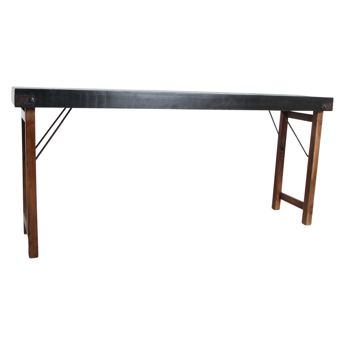 Console tafel zwart opklapbaar