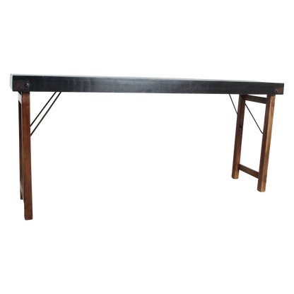 Console tafel zwart opklapbaar