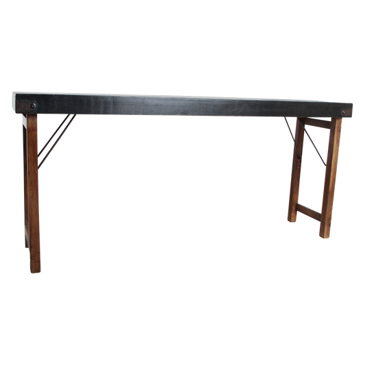Console tafel zwart opklapbaar