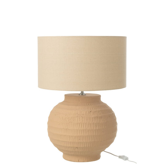 J-Line Tafellamp Terracotta Beige