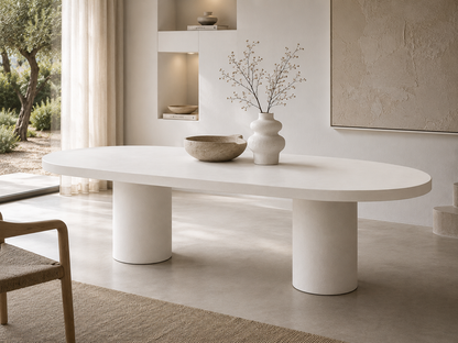 Brute Dining Table Oval (Two-Piece leg)