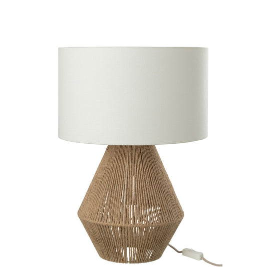 J-Line Tafellamp String Jute Naturel
