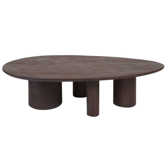 Salontafel Amir 140 x 80 cm – Espresso Mangohout