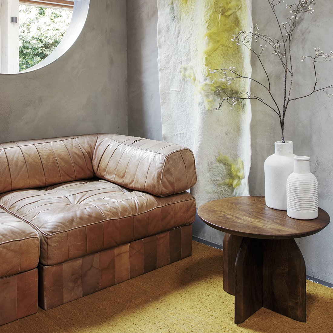 Bullnose bijzettafel 55 cm
