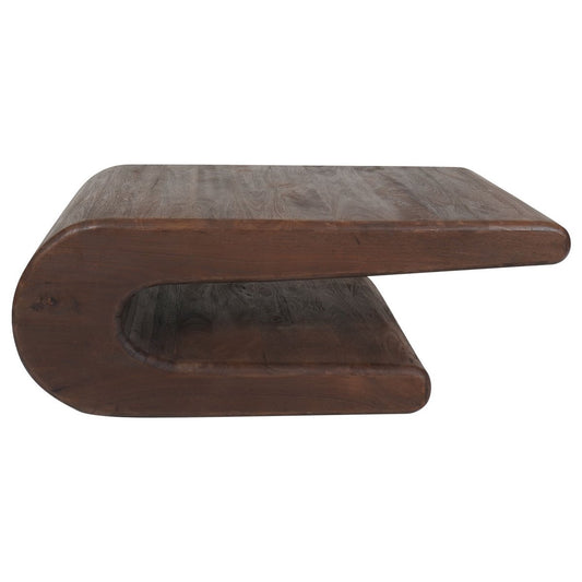 Salontafel Maan – Espresso Mangohout – 110 x 60 cm