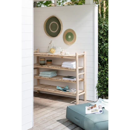 J-Line Rek Ranch Teak Hout Naturel