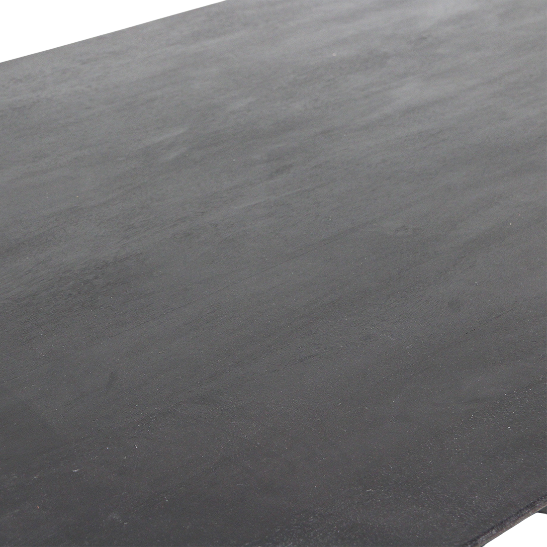 Bullnose eettafel zwart open onderstel