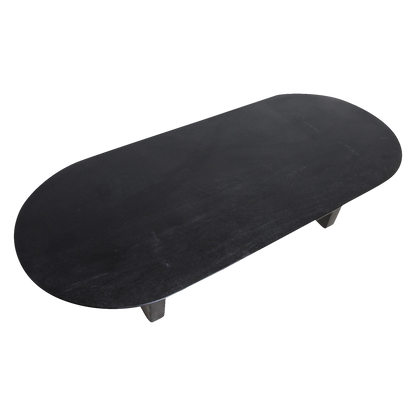 Bullnose salontafel zwart
