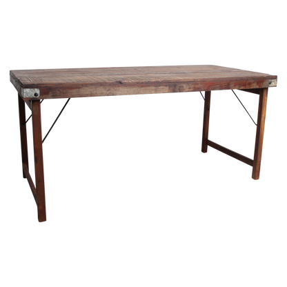 Eettafel bruin opklapbaar
