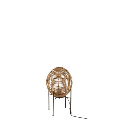 J-Line tafellamp Op Frame - jute/metaal - naturel