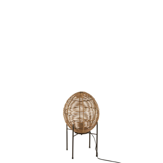 J-Line tafellamp Op Frame - jute/metaal - naturel