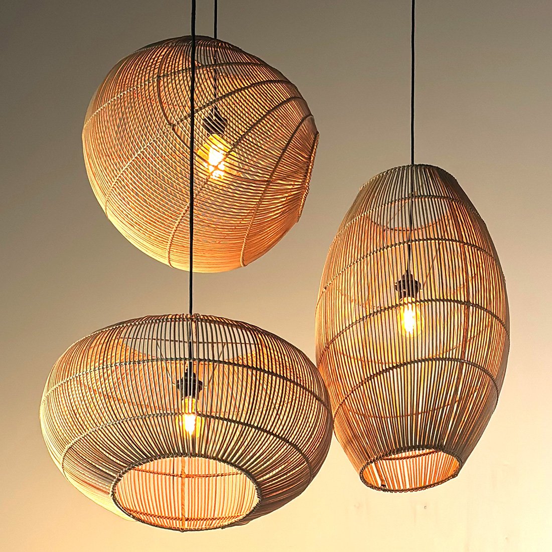 Luna hanglamp Orbit naturel