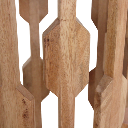 Atjeh bijzettafel marmer wit - 40x40x50 cm