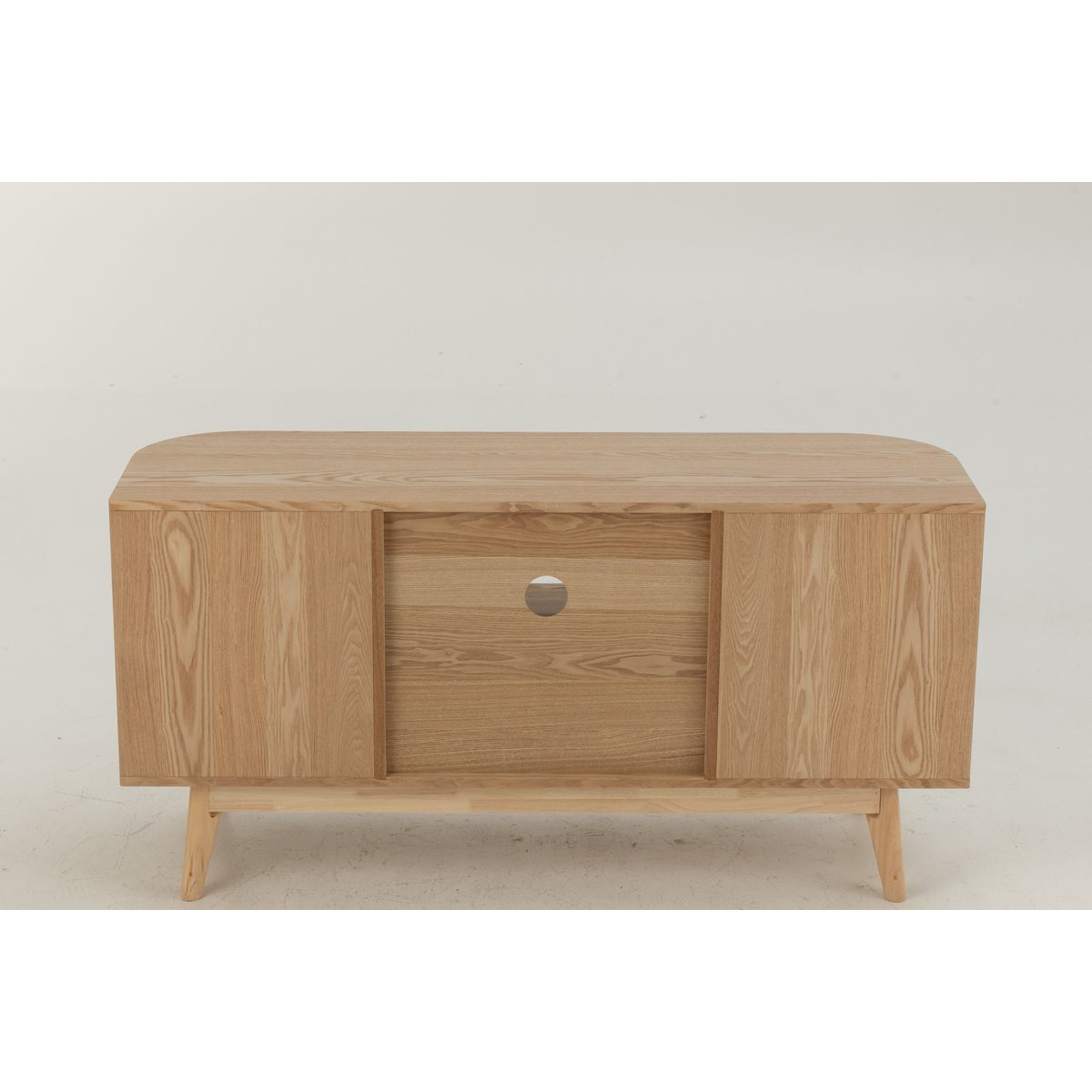 J-Line Kast Rond Mdf/Dennenhout Naturel Small