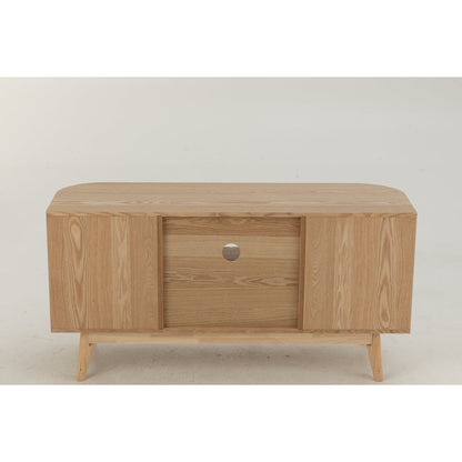 J-Line Kast Rond Mdf/Dennenhout Naturel Small